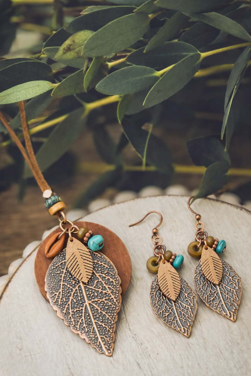 Beautiful Boho Necklace and Earring Set